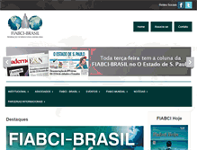 Tablet Screenshot of fiabci.com.br